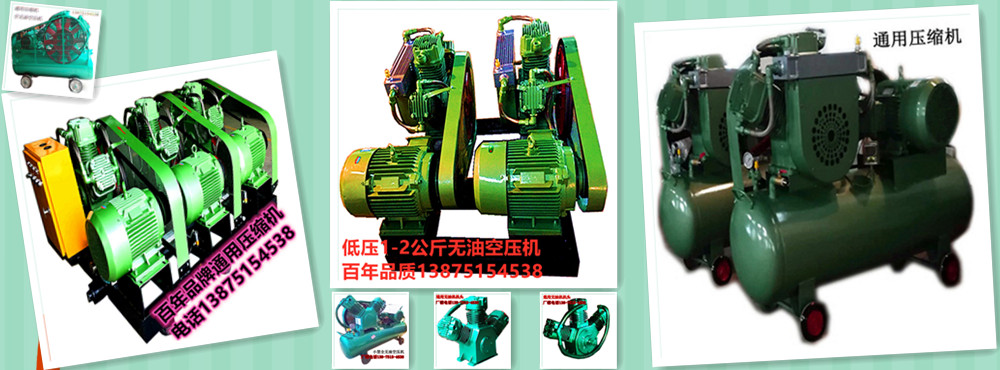 常德通用壓縮機(jī)全無(wú)油空壓機(jī)1-6立方無(wú)油空氣壓縮機(jī)